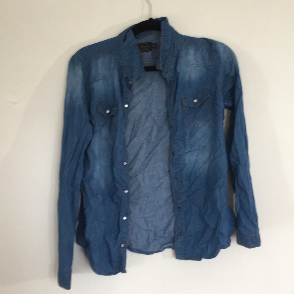 Blue Button Down